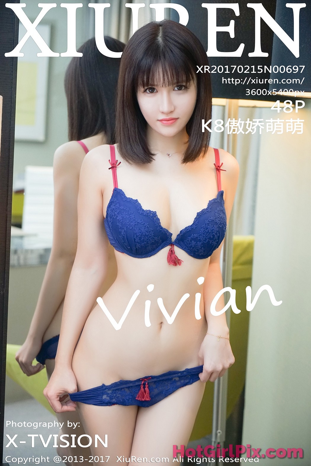 [XIUREN] No.697 K8傲娇萌萌Vivian Aojiao Meng Meng Cover Photo