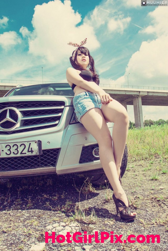 Hani Nguyen with cars