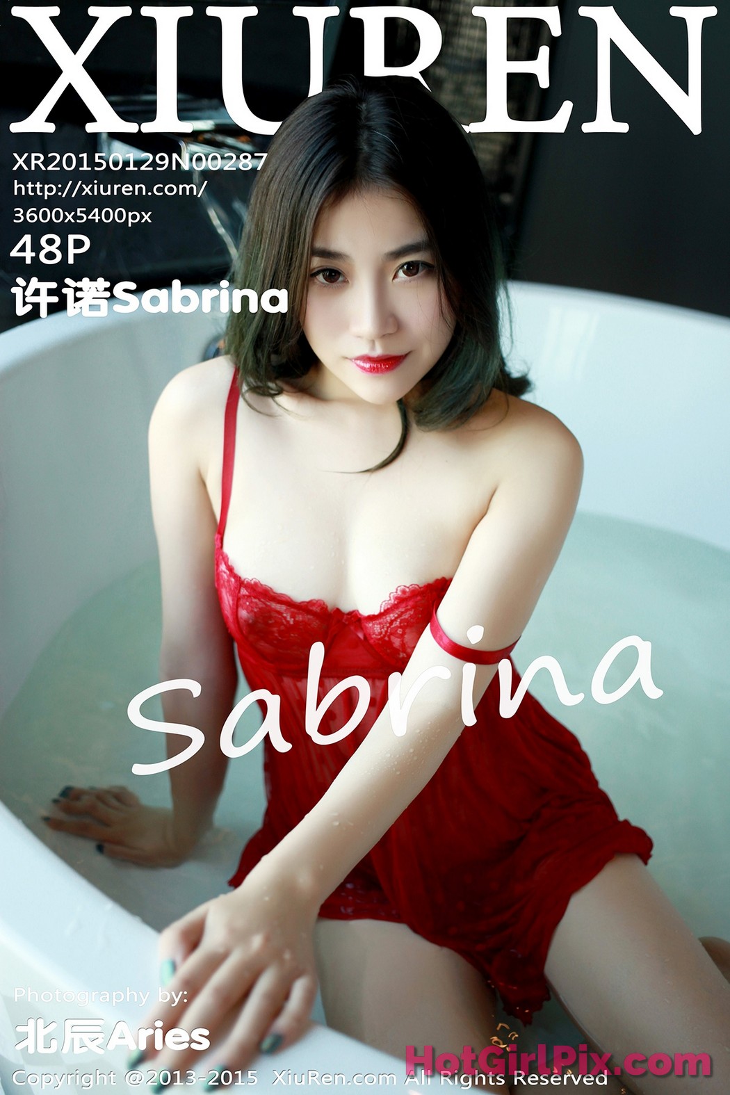 [XIUREN] No.287 Xu Nuo 许诺Sabrina Cover Photo
