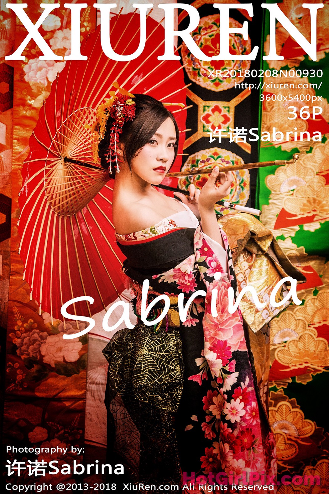 [XIUREN] No.930 Xu Nuo 许诺Sabrina Cover Photo