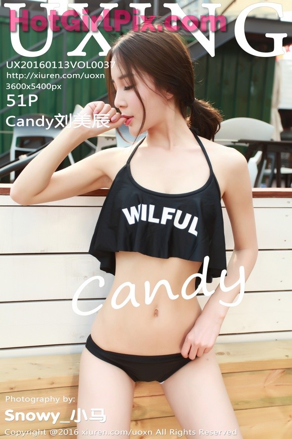 [UXING] VOL.037 Candy刘美辰 Liu Mei Chen