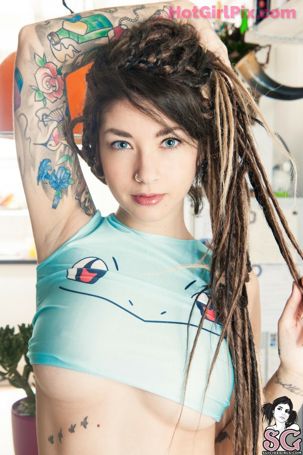 [Suicide Girls] Alerosebunny - A Wild Squirtle Appears
