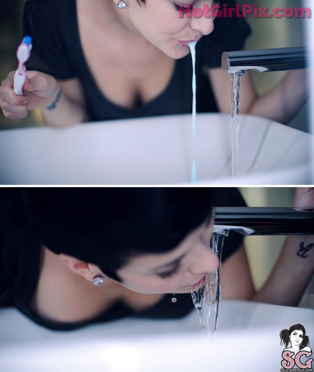 [Suicide Girls] Esscense - Bathroom Habits