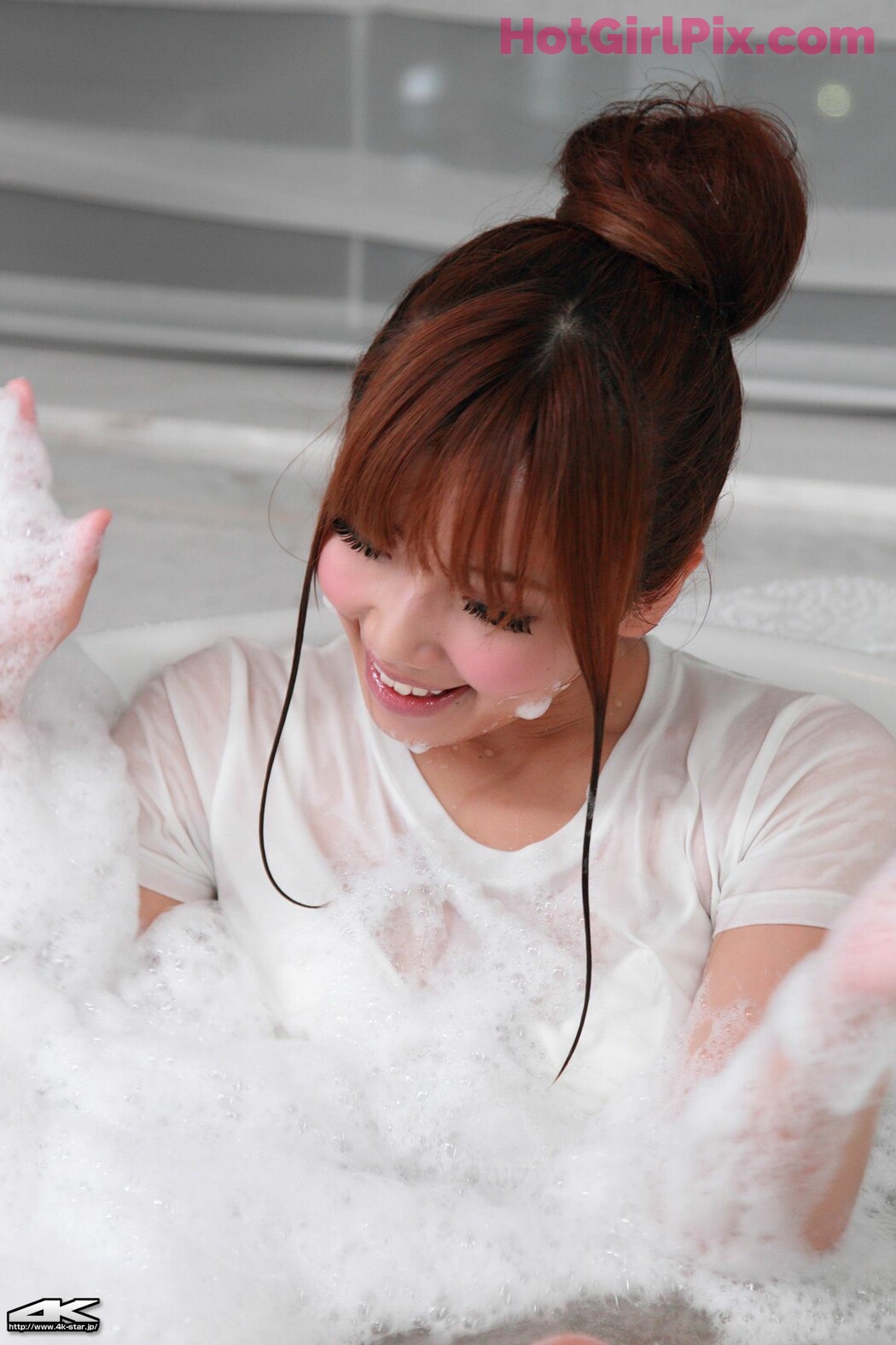 [4K-STAR] NO.00005 Kurumi Kisaragi Swim Suits bathroom foam bath