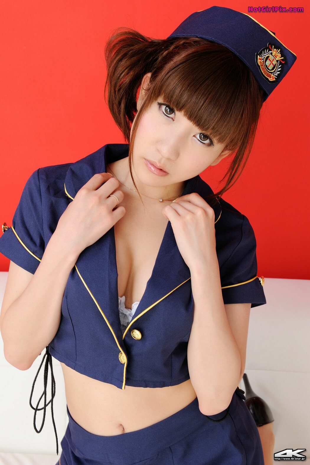 [4K-STAR] NO.00028 Chihiro Akiba - Mini Skirt Police Uniform