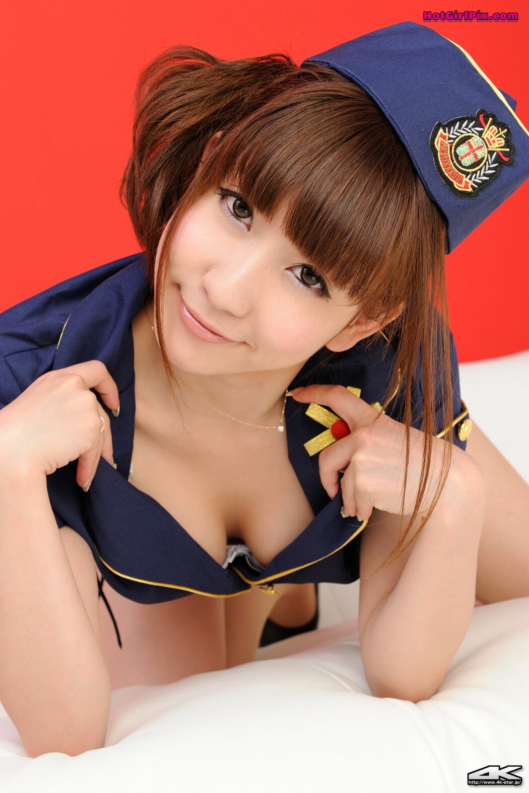 [4K-STAR] NO.00028 Chihiro Akiba - Mini Skirt Police Uniform