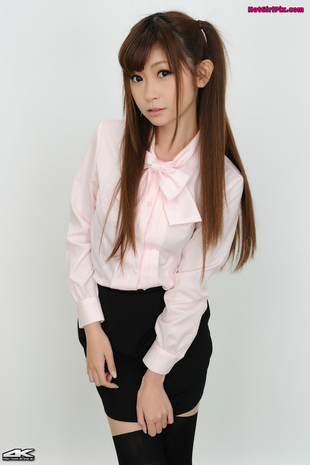 [4K-STAR] NO.00014 - Airi Sasaki - Office Lady Black Silk Hosiery Cover Photo