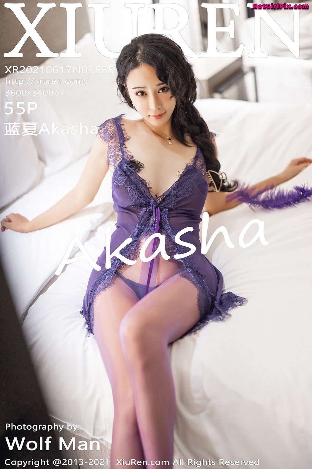 [XIUREN] No.3555 蓝夏Akasha Cover Photo