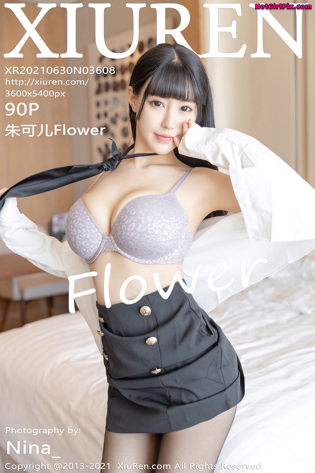 [XIUREN] No.3608 Zhu Ke Er 朱可儿Flower Cover Photo