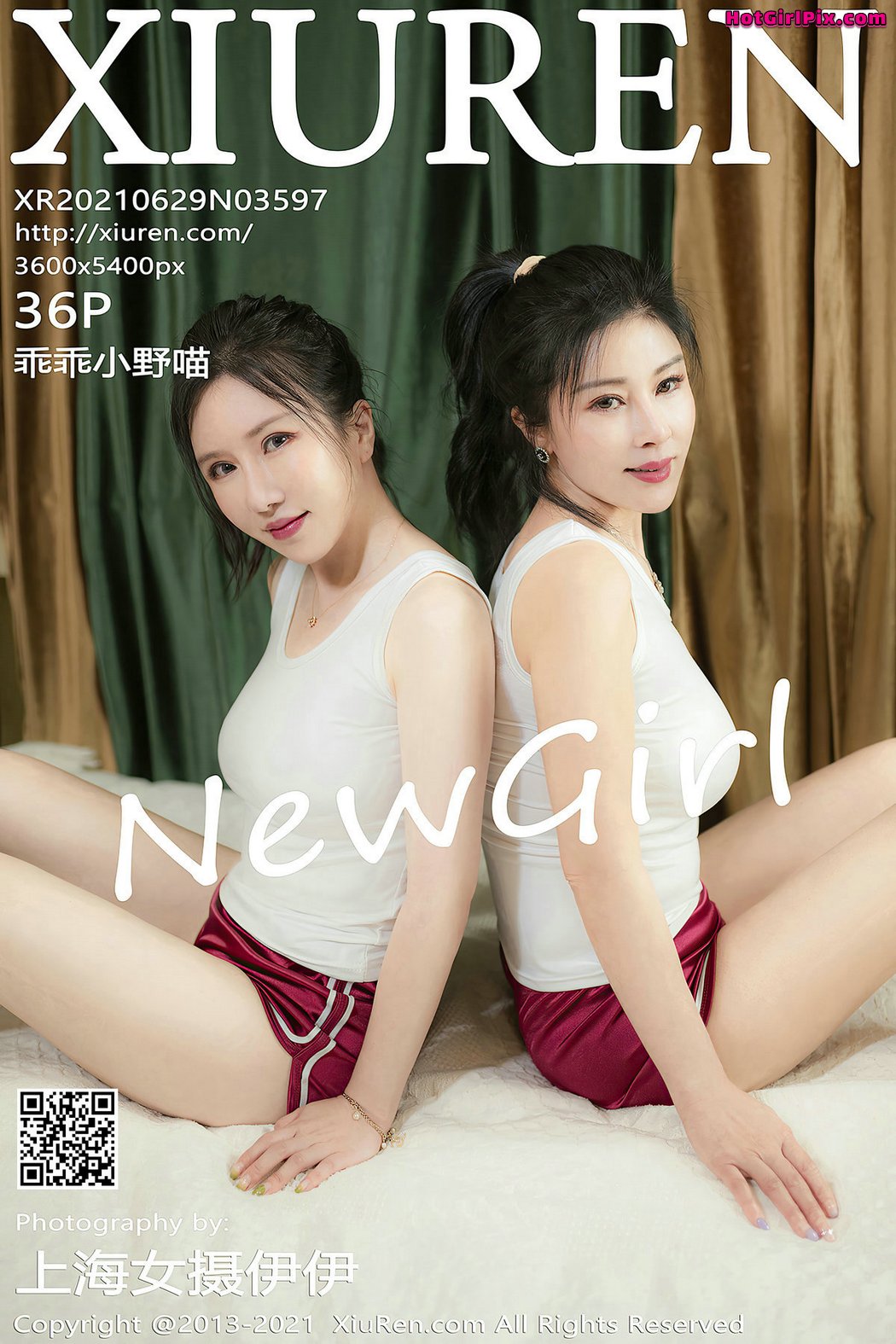 [XIUREN] No.3597 乖乖小野喵 & Lucky沈欢欣 Cover Photo
