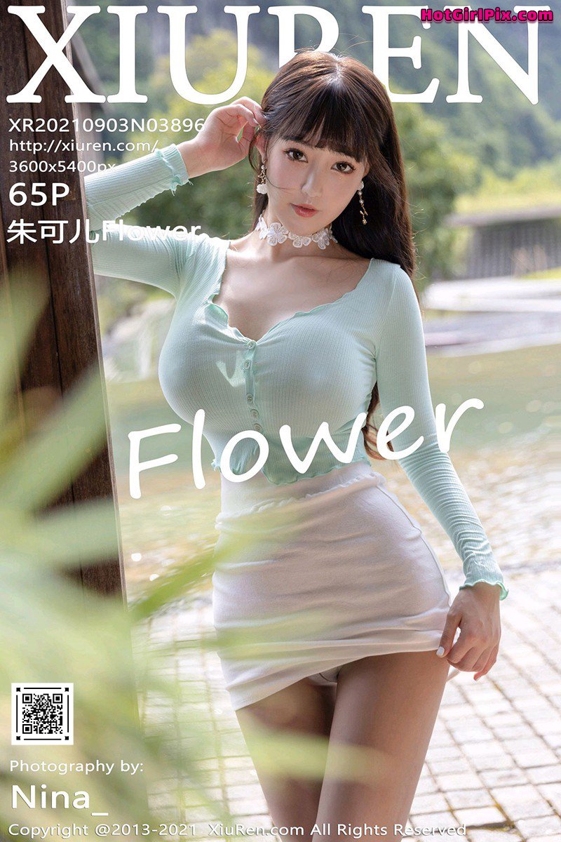 [XIUREN] No.3896 Zhu Ke Er 朱可儿Flower Cover Photo