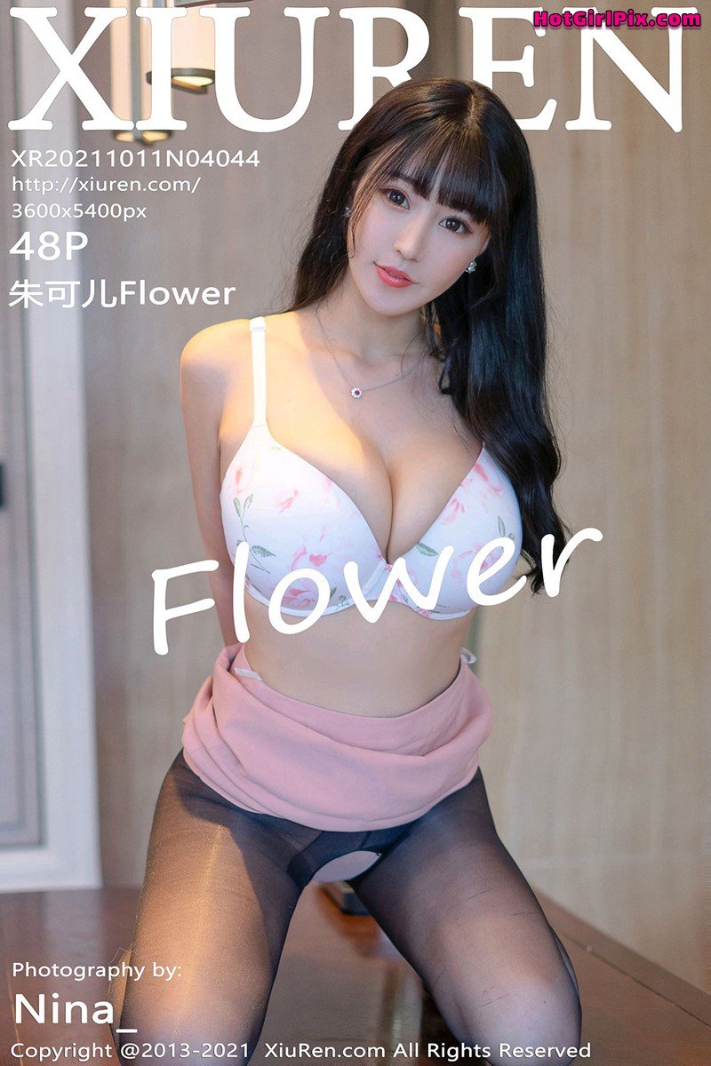 [XIUREN] No.4044 Zhu Ke Er 朱可儿Flower Cover Photo