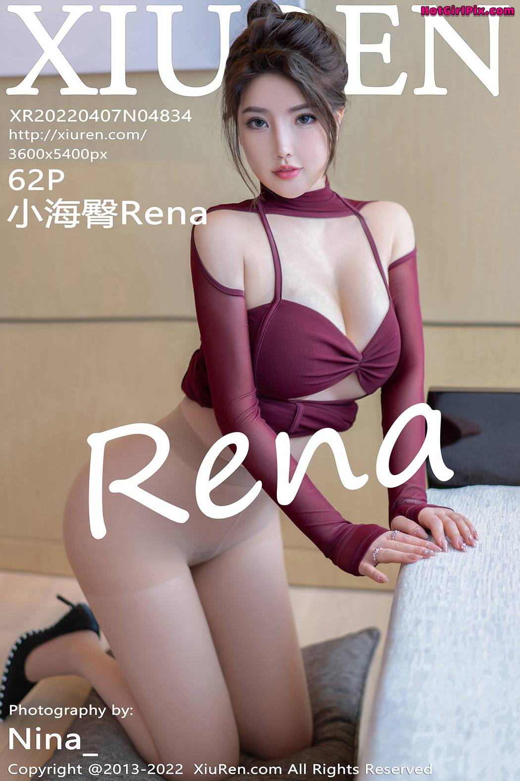 [XIUREN] No.4834 小海臀Rena Cover Photo