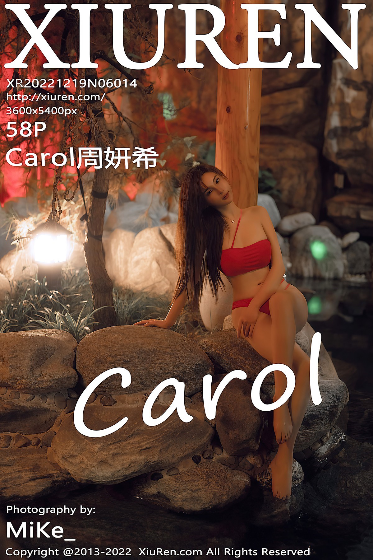 [XIUREN] No.6014 Carol Zhou Yanx Xi Cover Photo