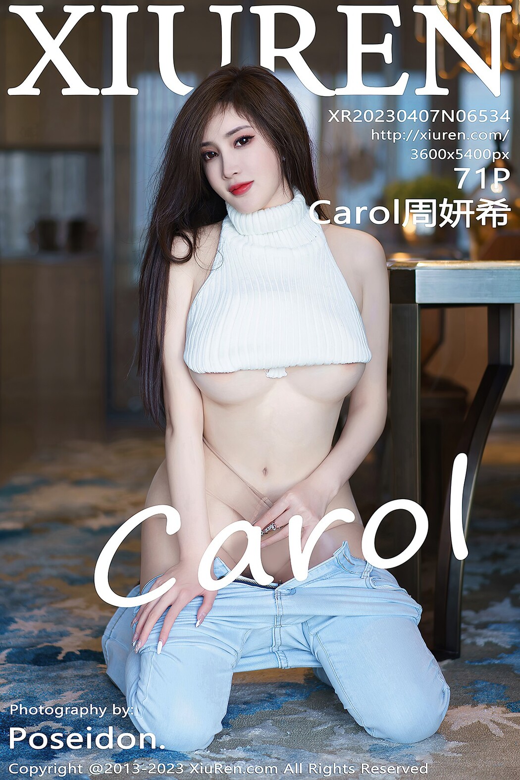 [XIUREN] No.6534 Carol Zhou Yan Xi Cover Photo