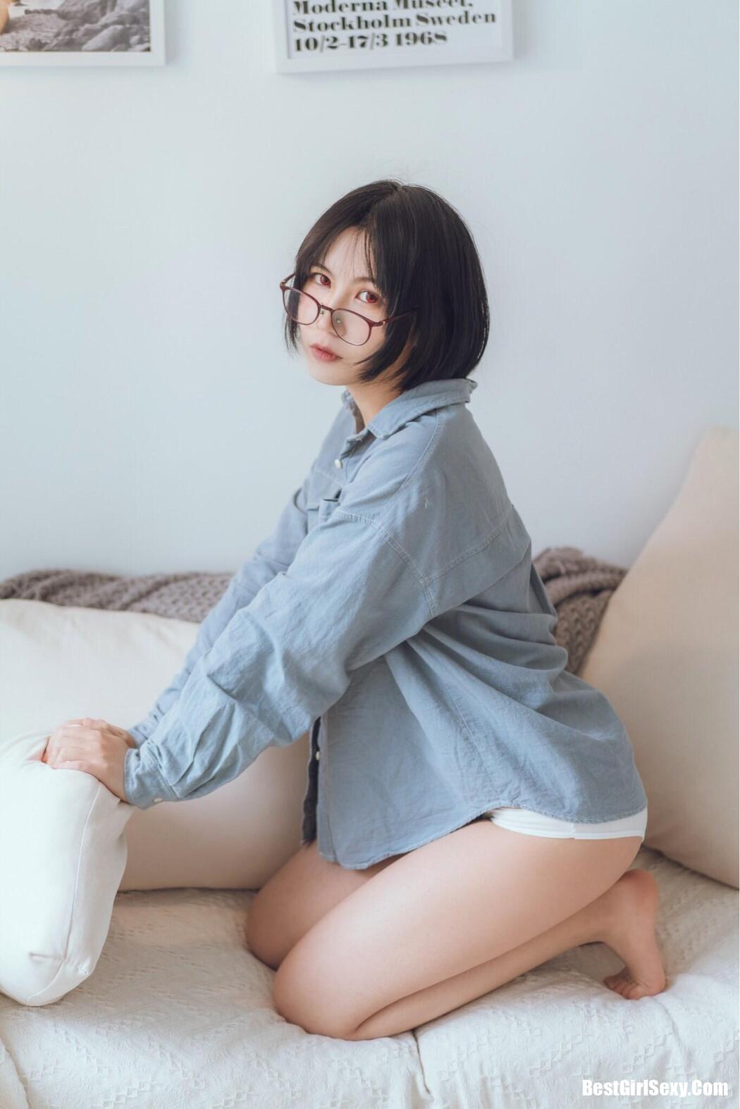 Coser@逐月su 蓝色衬衫
