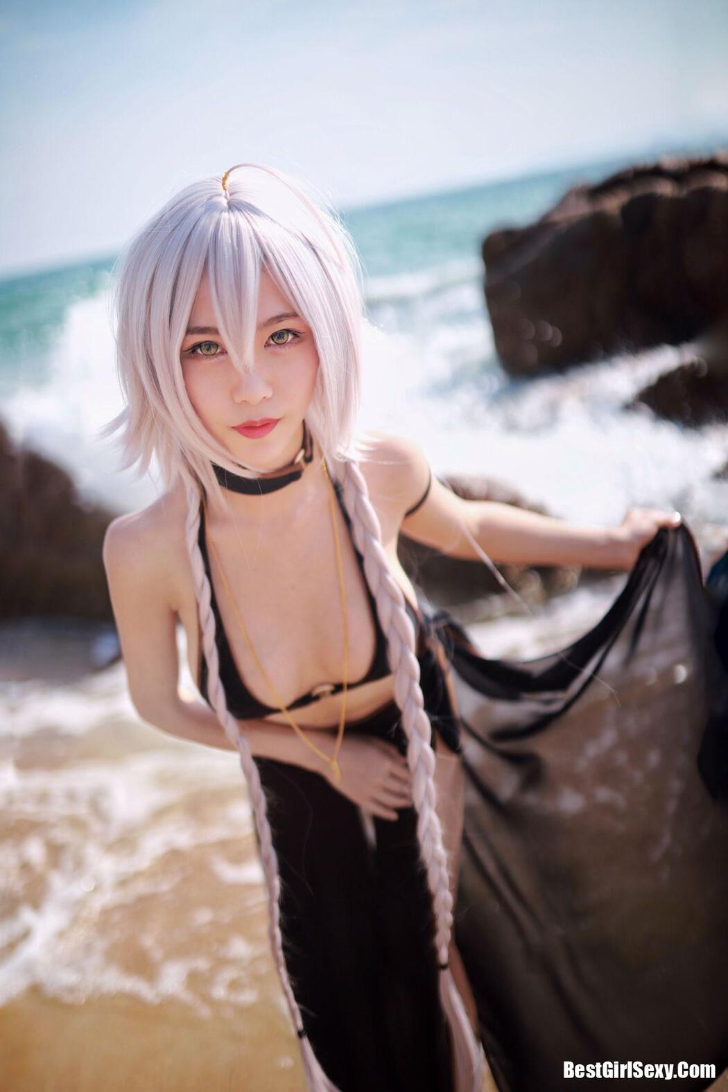 Coser@抖娘-利世 黑贞德泳装