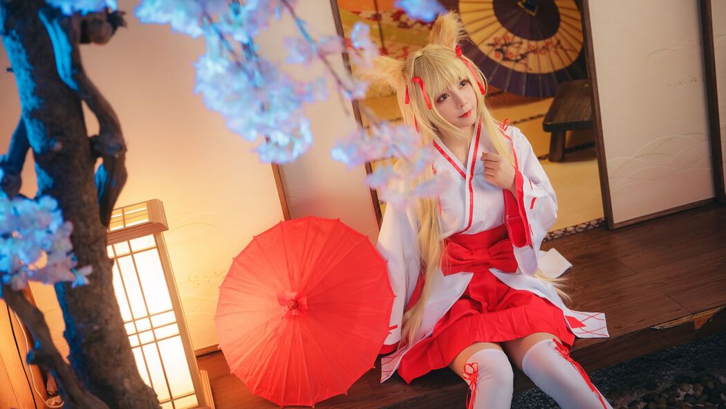 Coser@TenkoOtona&Jasmine Fox Hime Zero Cosplay Album Cover Photo