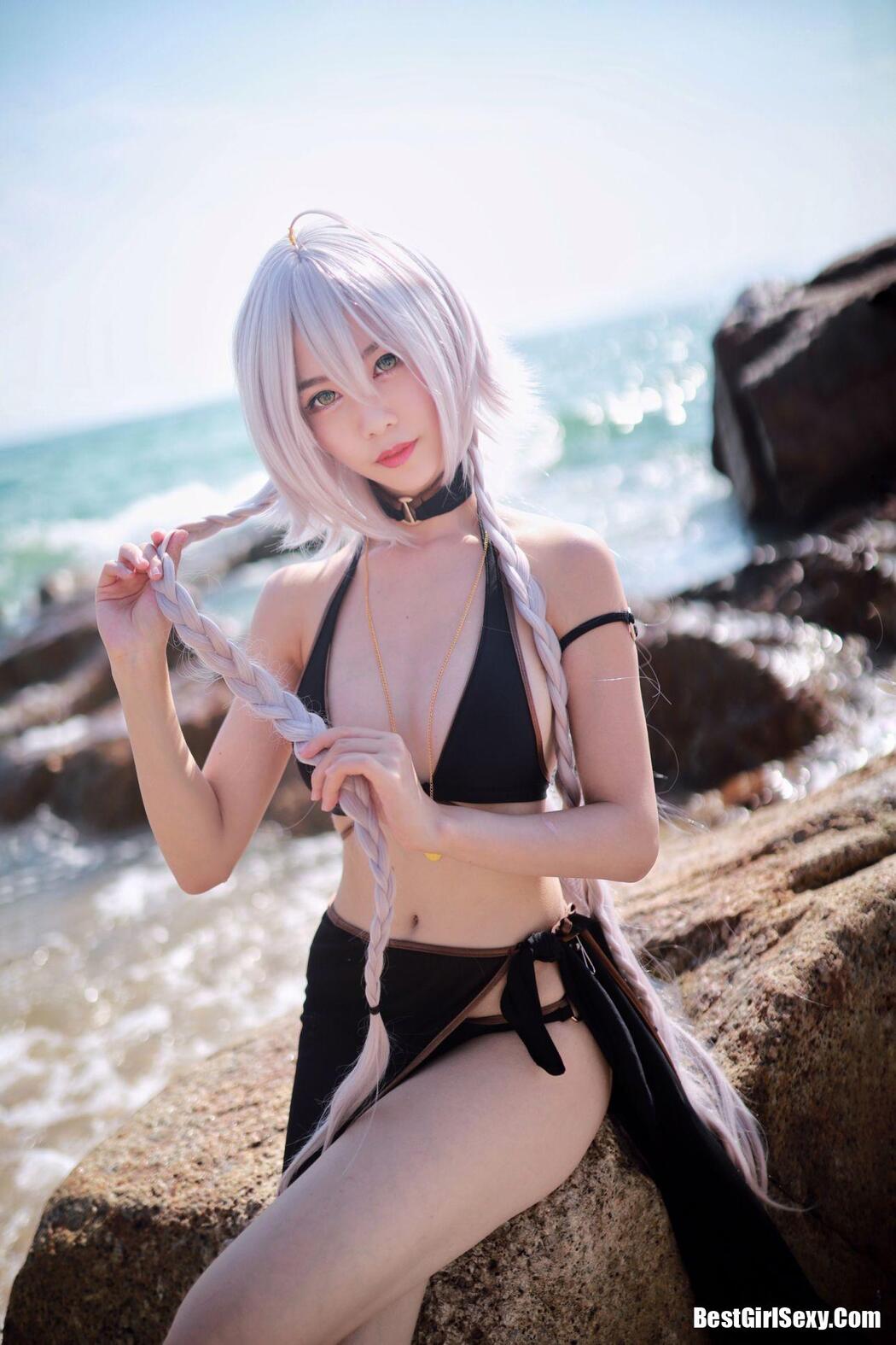 Coser@抖娘-利世 黑贞德泳装