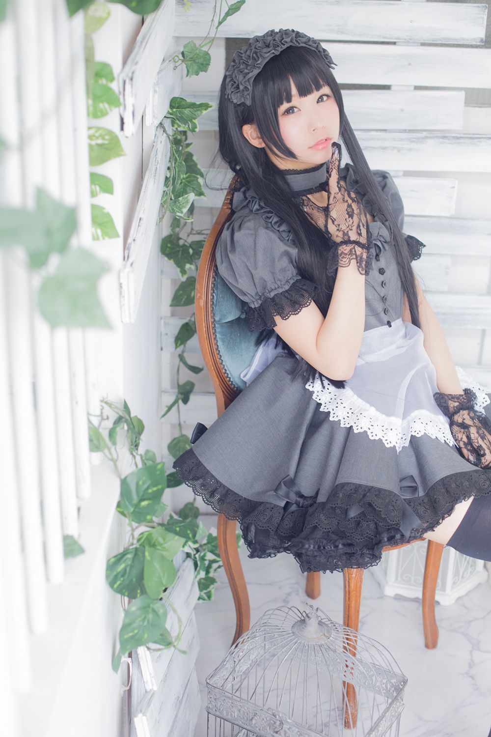 Coser@Akira Gray Maid Doll