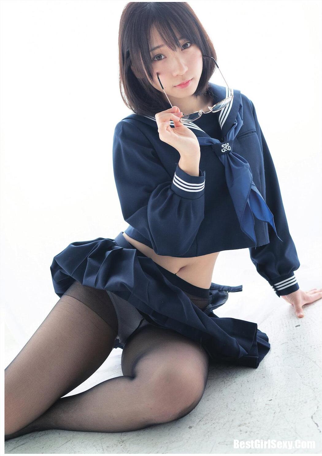 Coser@Moe Iori Black Tights 01