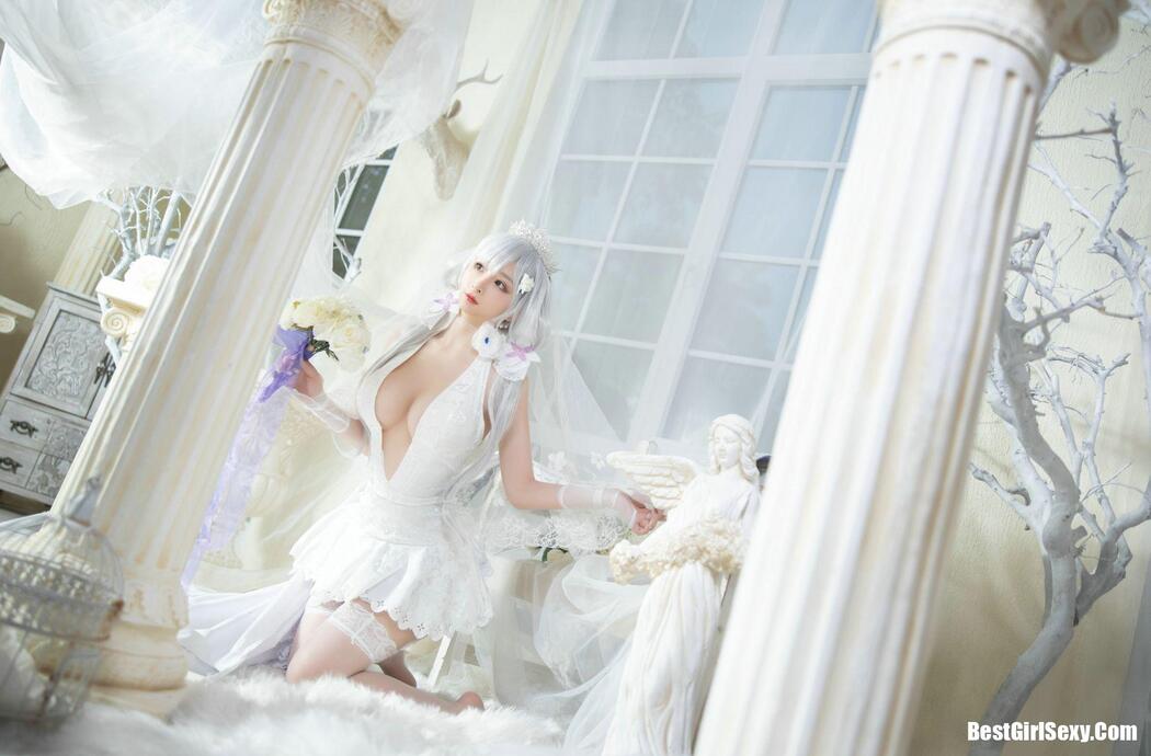 Coser@叉子宝宝 碧蓝光辉 白丝