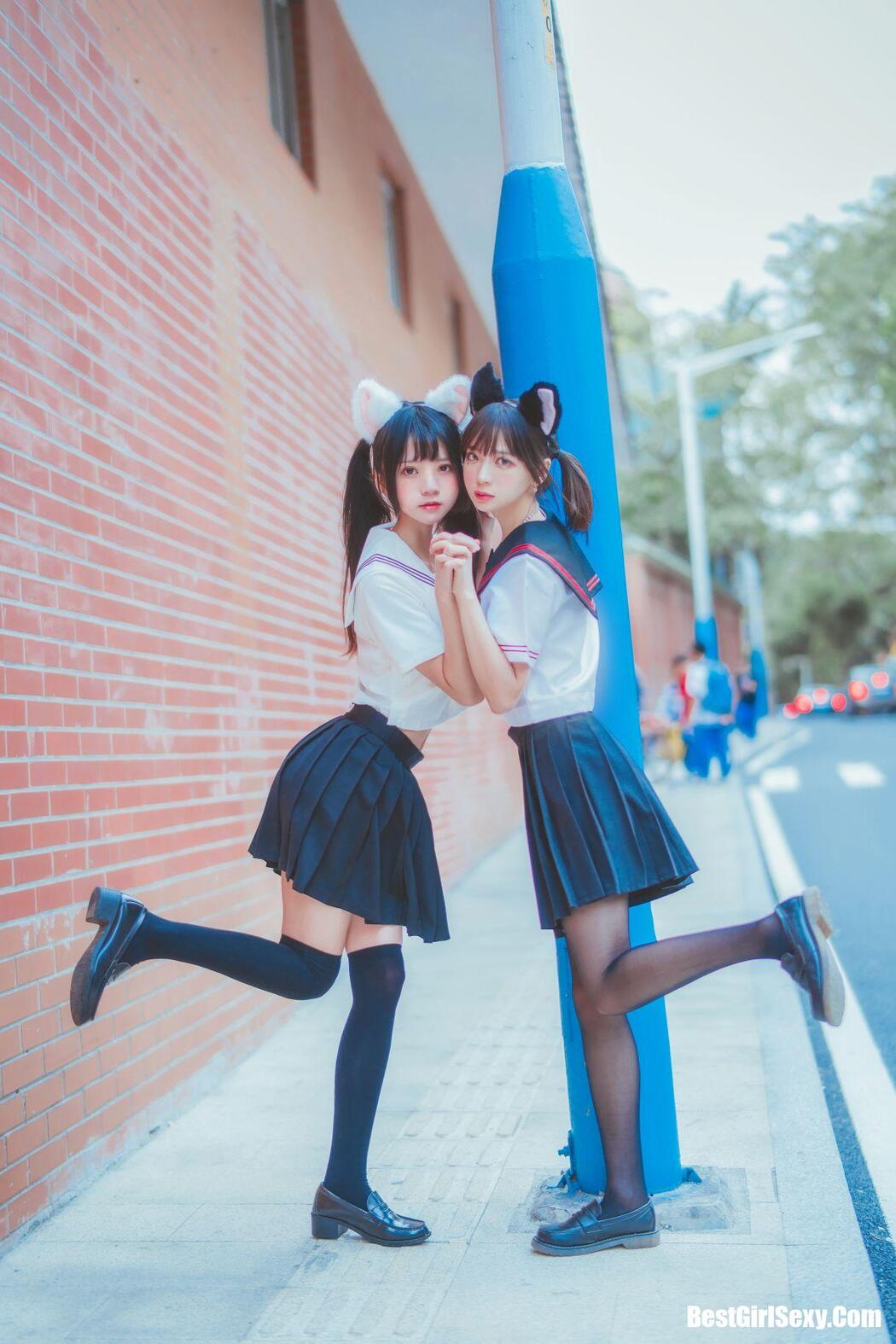 Coser@桜桃喵 Vol.003 JK百合2
