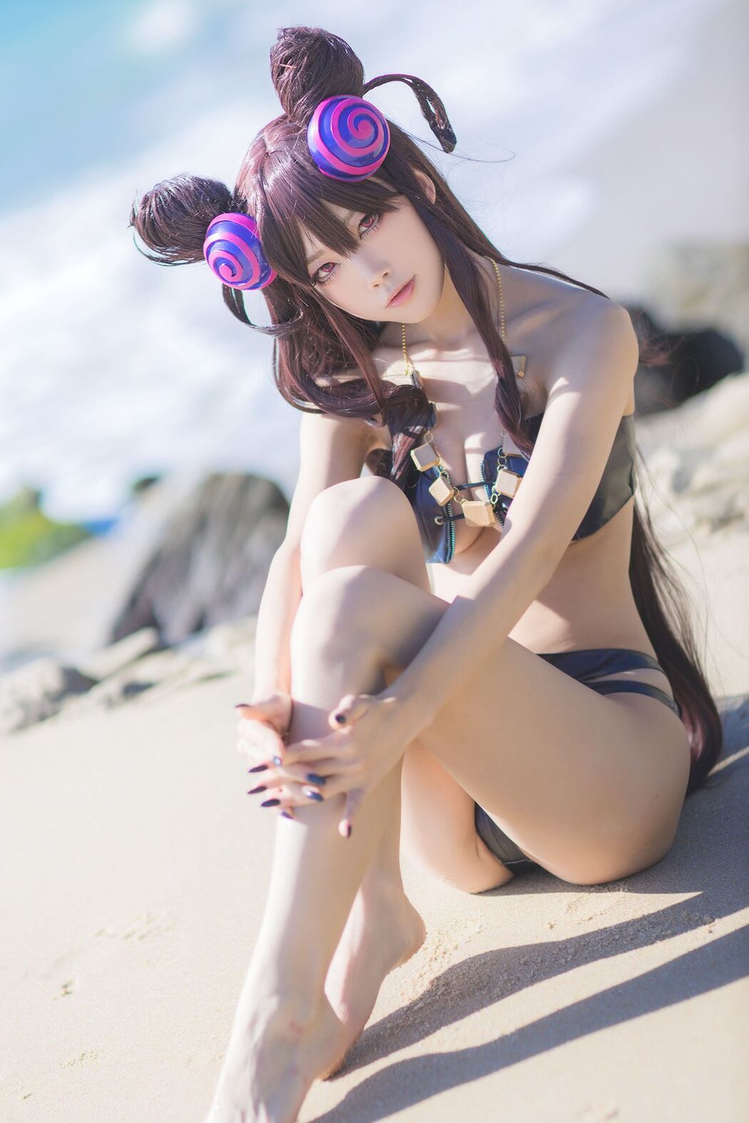 Coser@水淼Aqua Vol.051 紫式部水着Ver Cover Photo