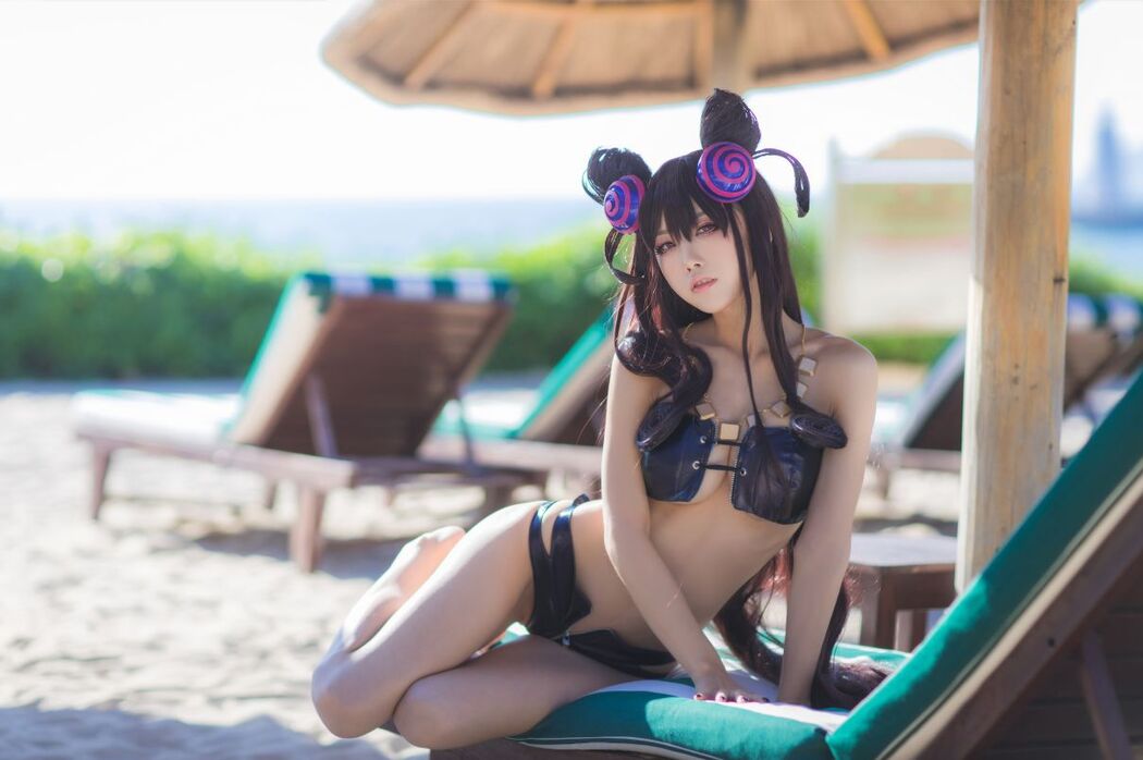 Coser@水淼Aqua Vol.051 紫式部水着Ver