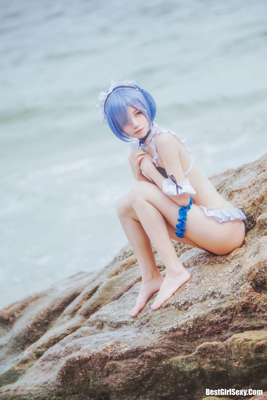 Coser@桜桃喵 Vol.036 蕾姆水着