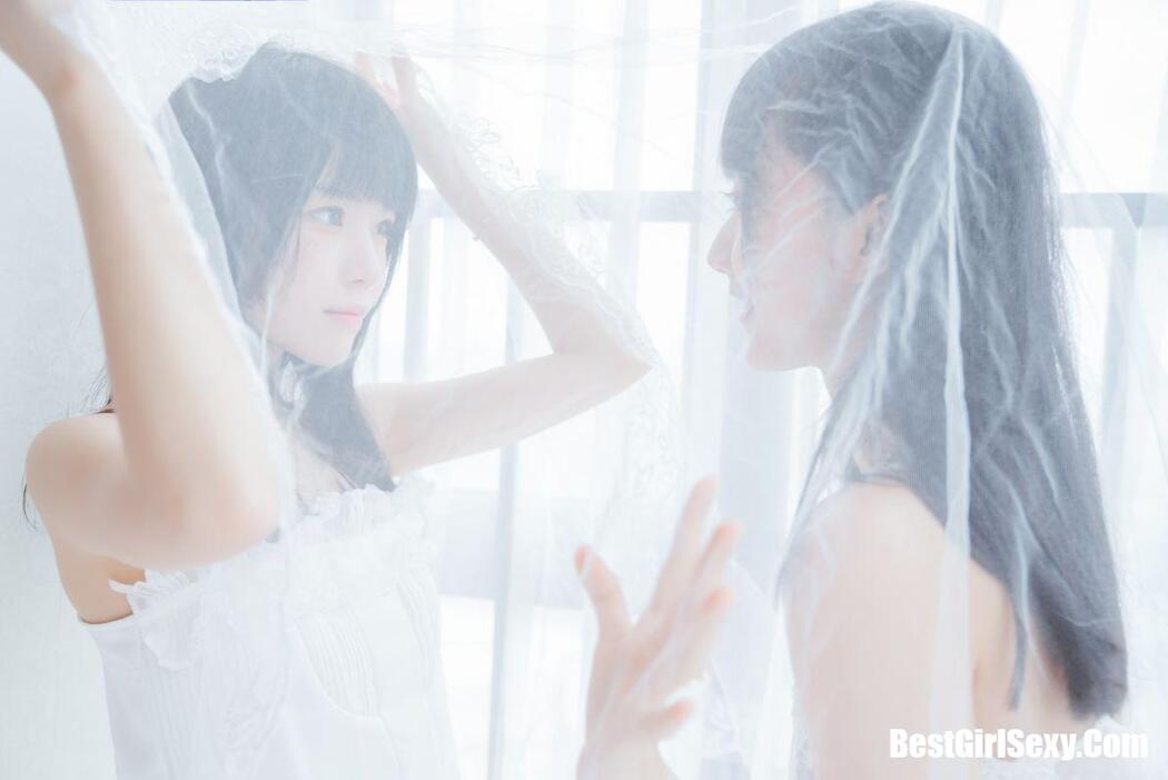 Coser@桜桃喵 Vol.045 白色长裙