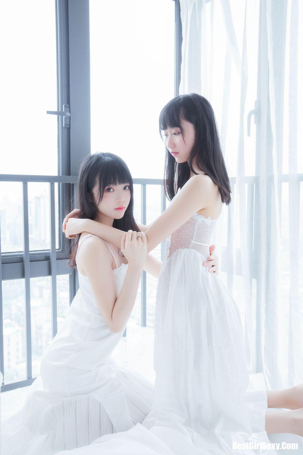 Coser@桜桃喵 Vol.045 白色长裙
