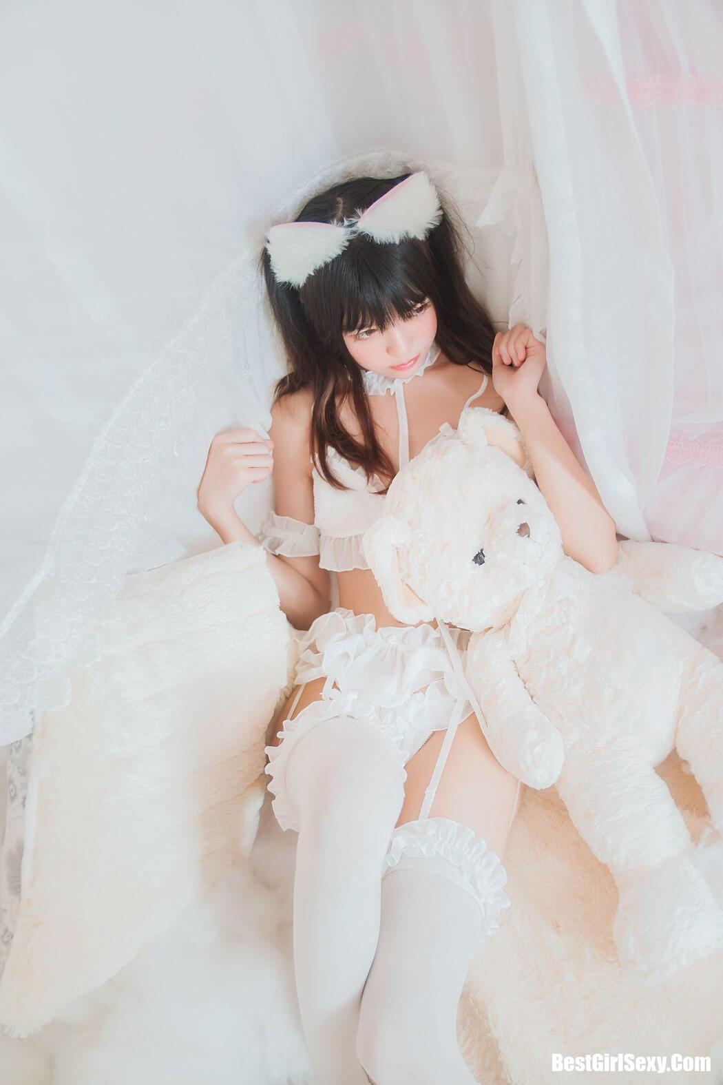 Coser@桜桃喵 Vol.008 纯白-白猫