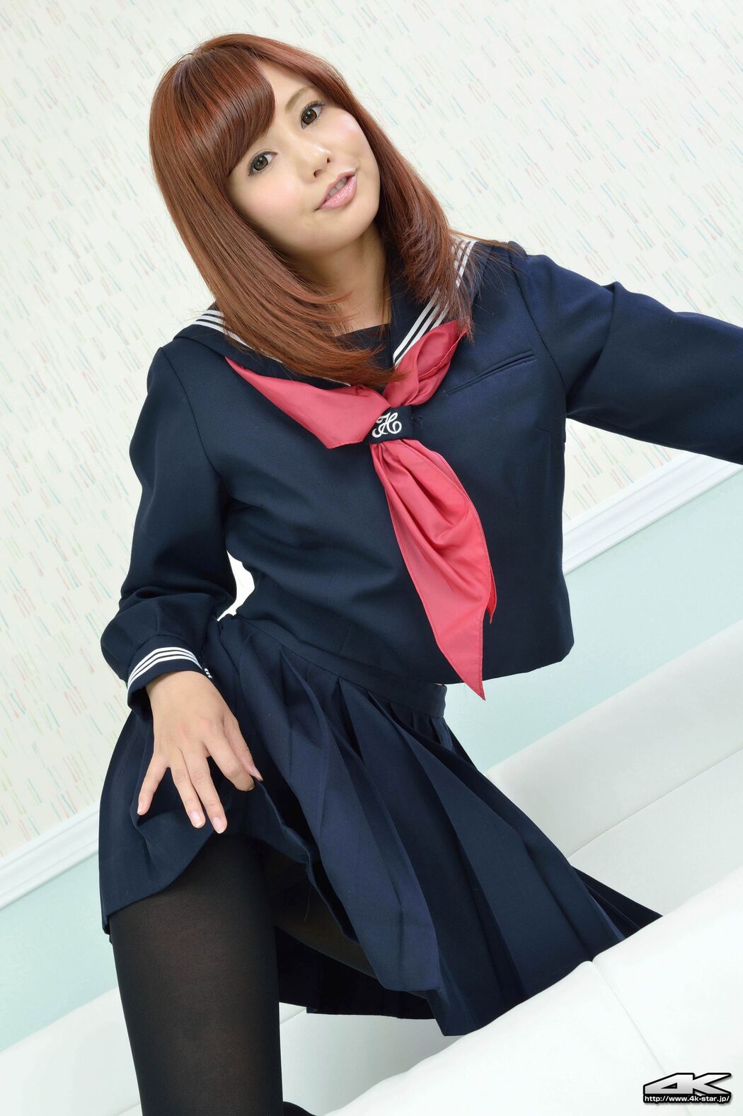 [4K-STAR] NO.00110 Chihiro Ando School Girl Sailor Suit Student Costume Cover Photo