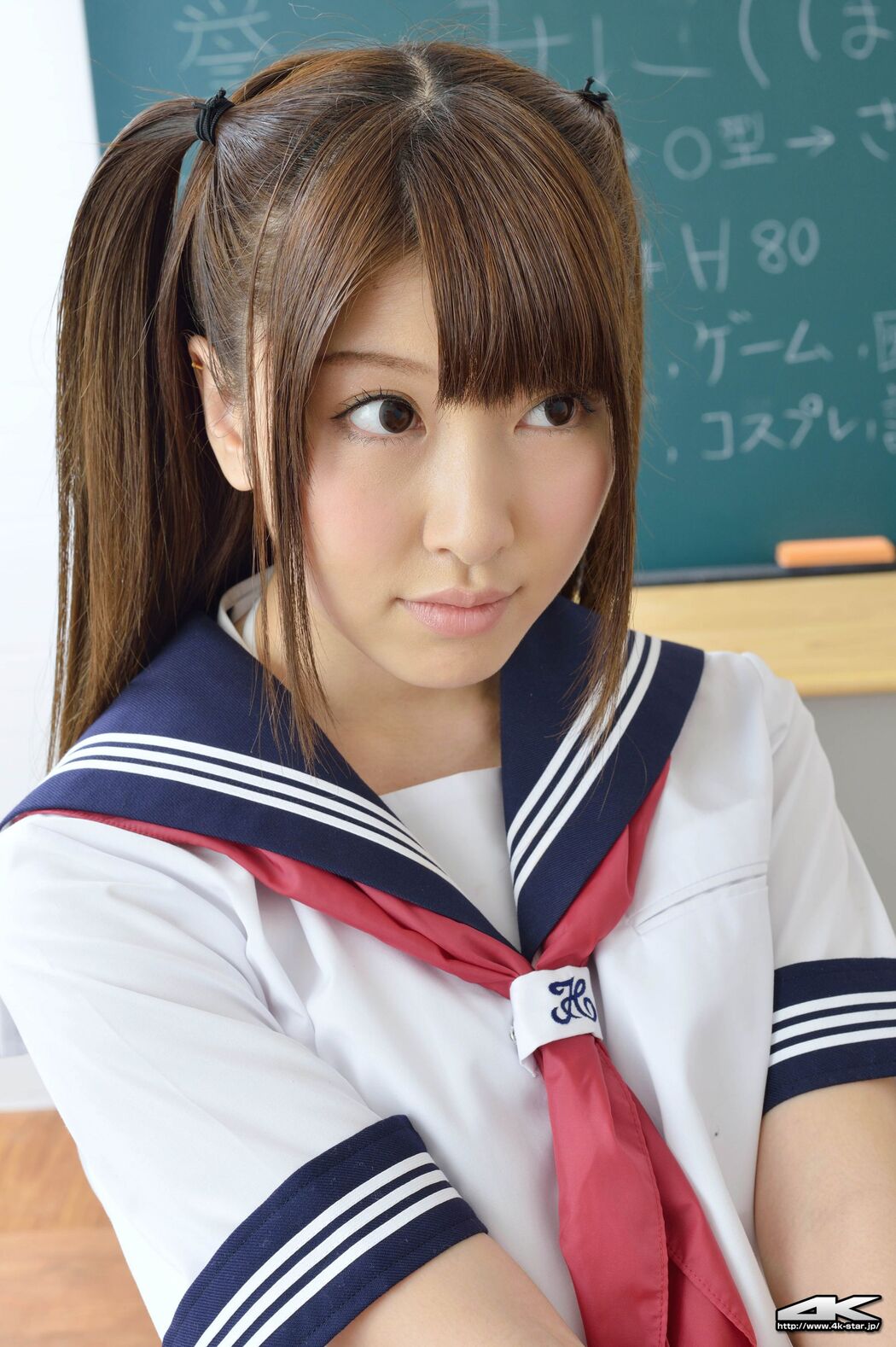 [4K-STAR] NO.00204 Yu Tian Mi Mi School Girl JK school uniform