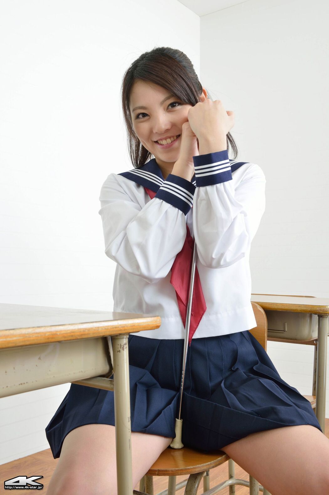 [4K-STAR] NO.00153 Anri Sakura / Anri Sakura School Girl Classroom School Uniform