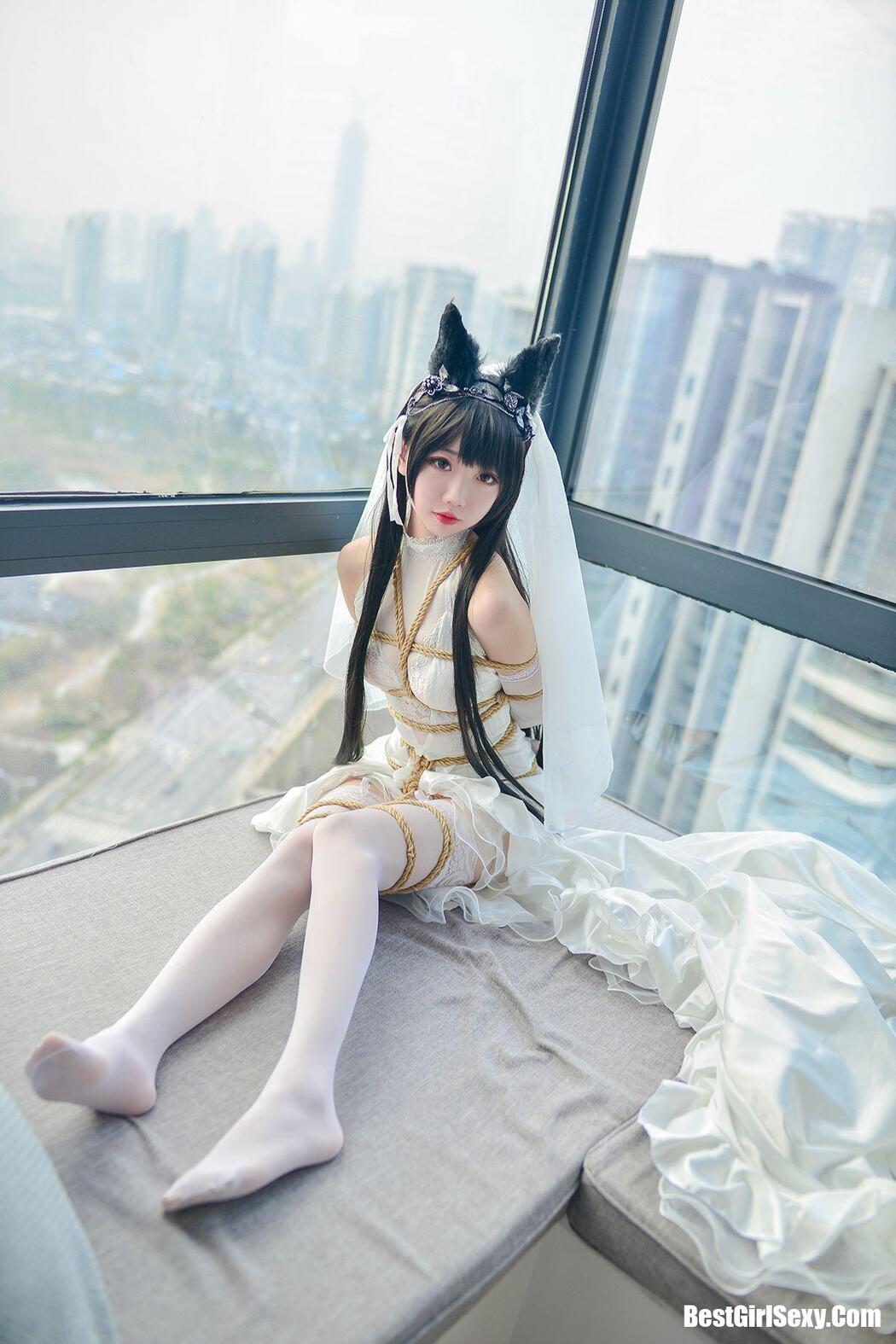 Coser@雪琪SAMA Vol.008 爱宕婚纱 Cover Photo