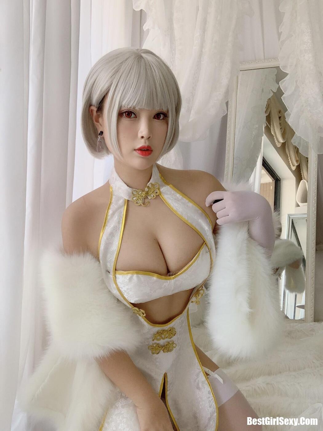 Coser@白烨 Vol.002 白旗袍