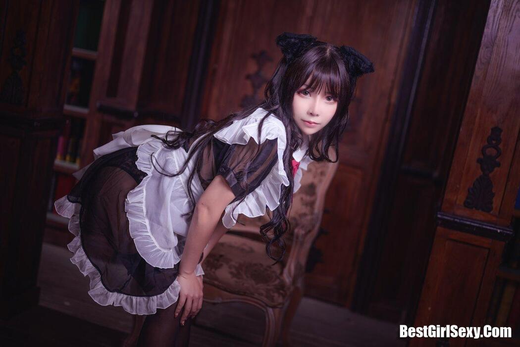 Coser@抱走莫子aa Vol.026 黑絲貓咪小女仆