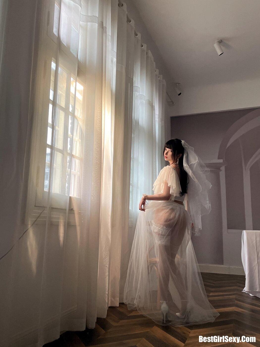 Coser@rioko凉凉子 Vol.073 透明婚纱