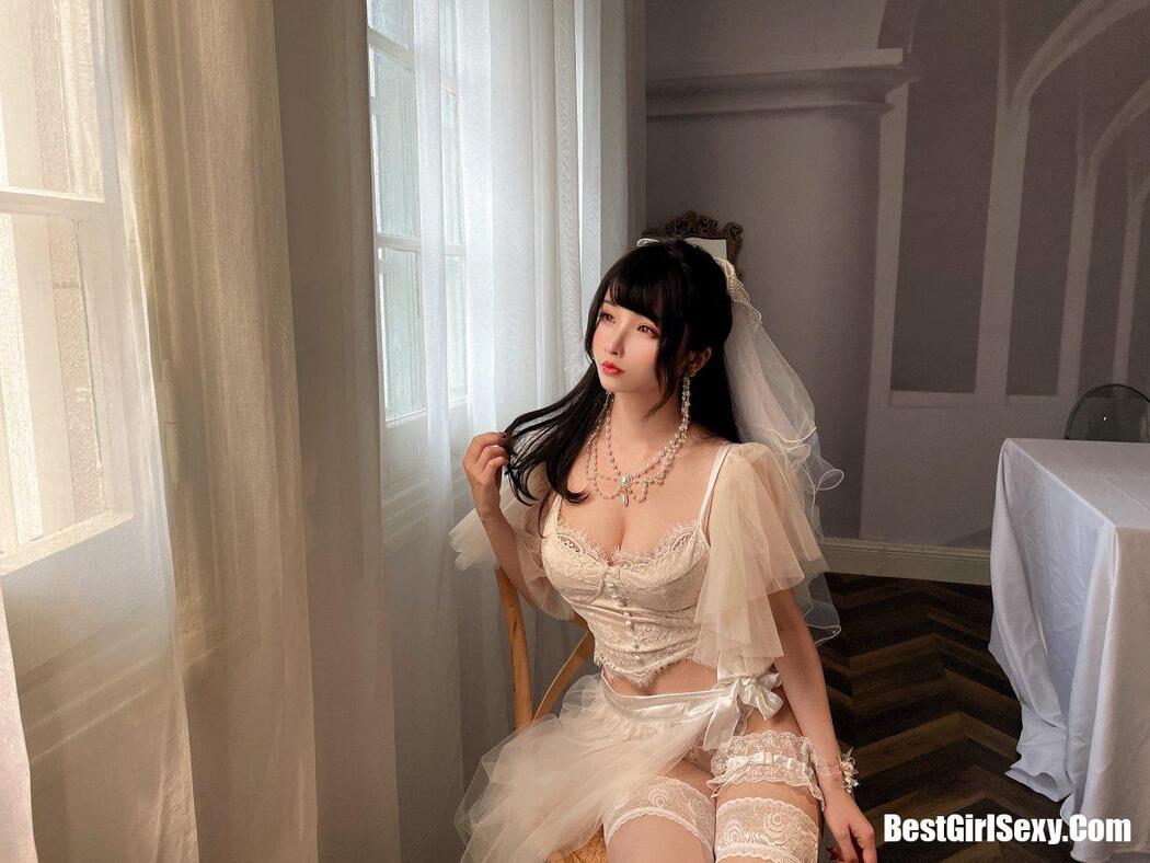 Coser@rioko凉凉子 Vol.073 透明婚纱