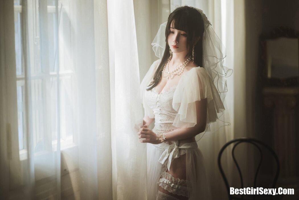 Coser@rioko凉凉子 Vol.073 透明婚纱
