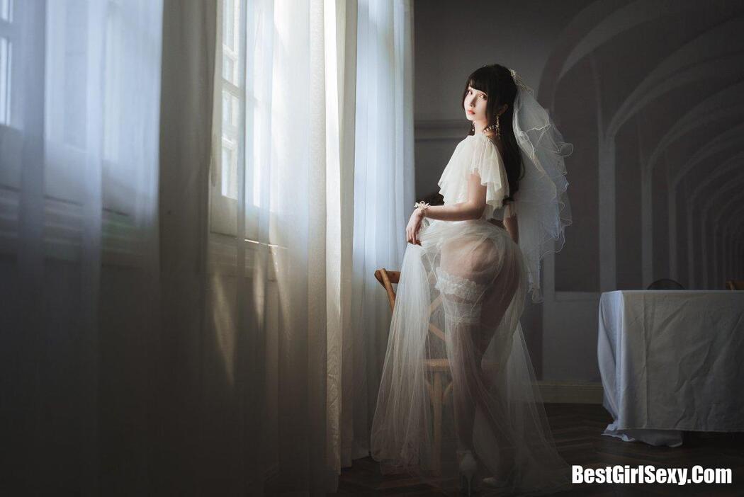 Coser@rioko凉凉子 Vol.073 透明婚纱