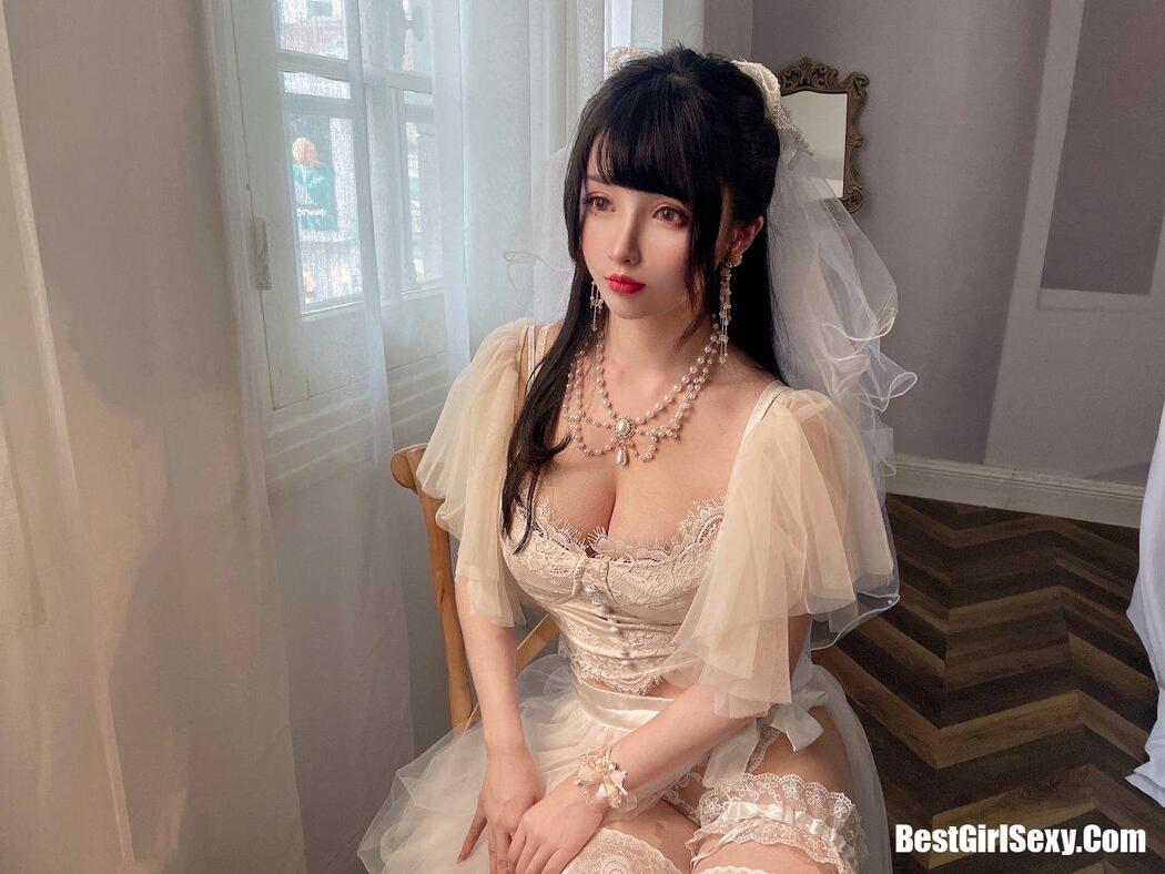 Coser@rioko凉凉子 Vol.073 透明婚纱