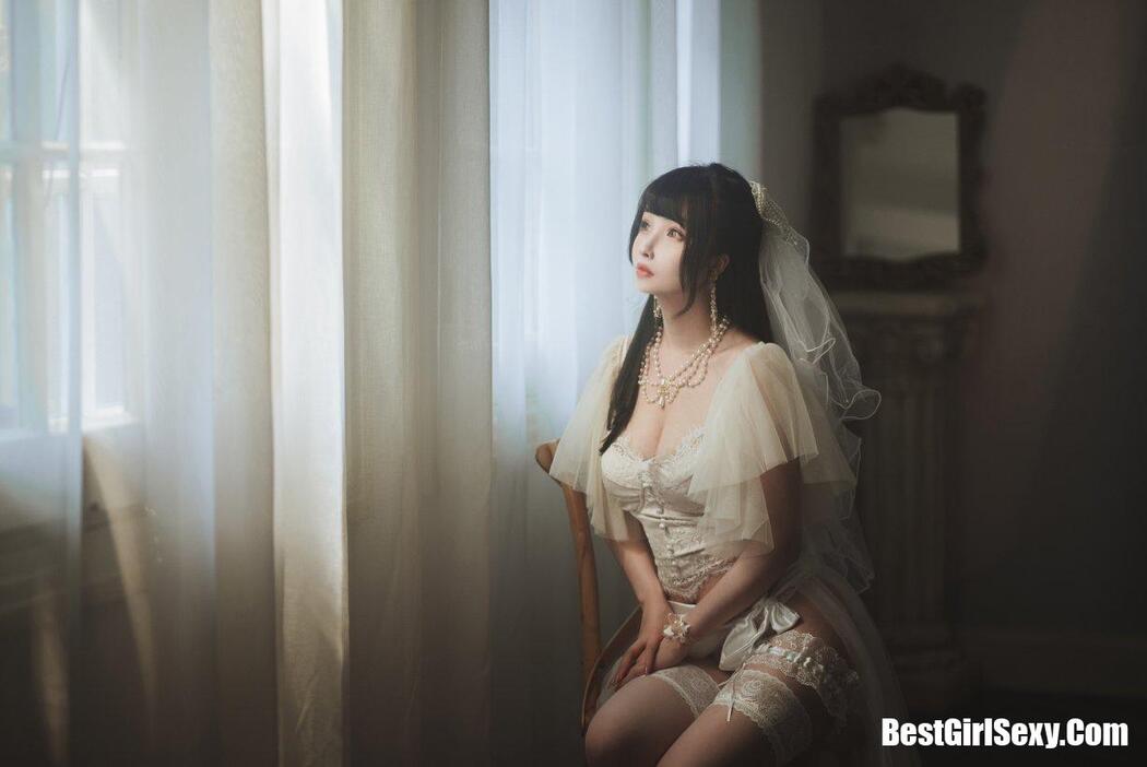Coser@rioko凉凉子 Vol.073 透明婚纱