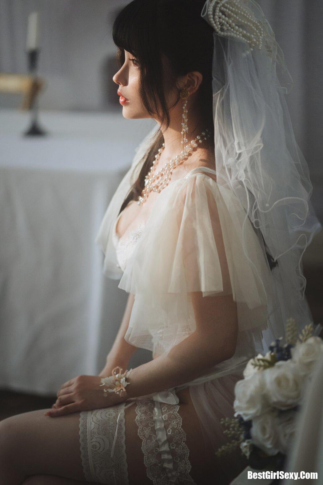 Coser@rioko凉凉子 Vol.073 透明婚纱
