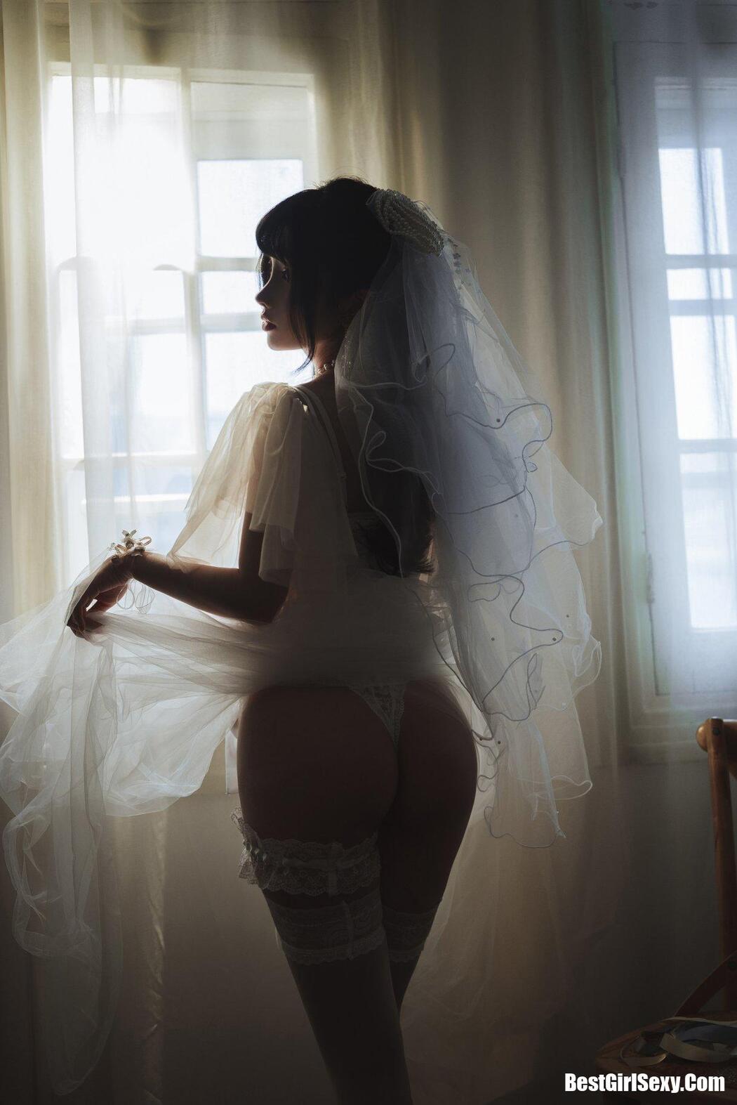 Coser@rioko凉凉子 Vol.073 透明婚纱