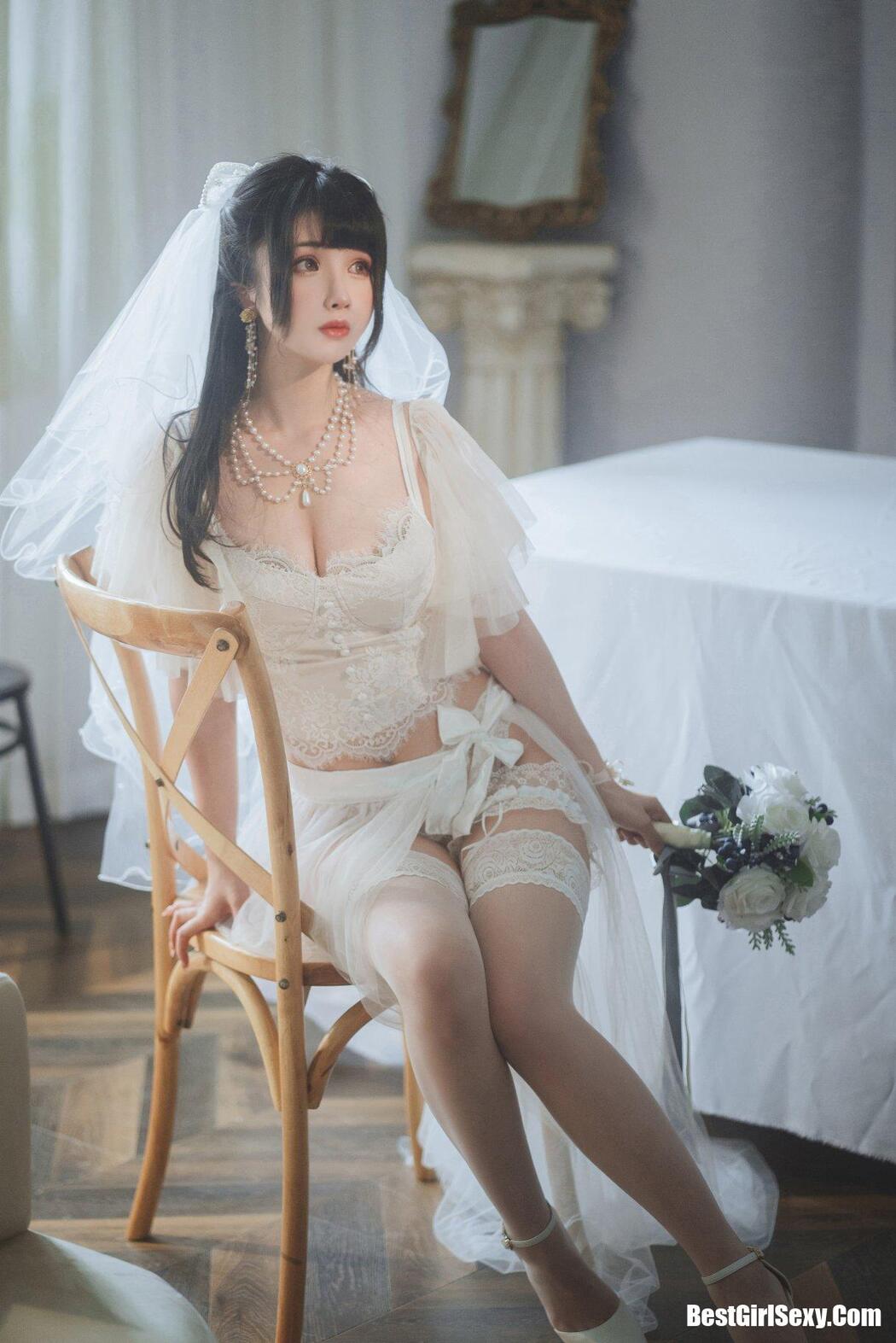 Coser@rioko凉凉子 Vol.073 透明婚纱