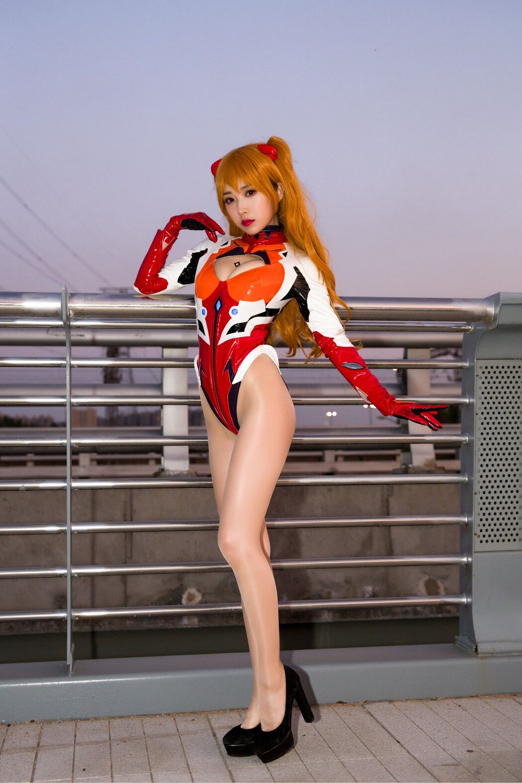 Coser@小巫女露娜 Vol.006 明日香油亮款