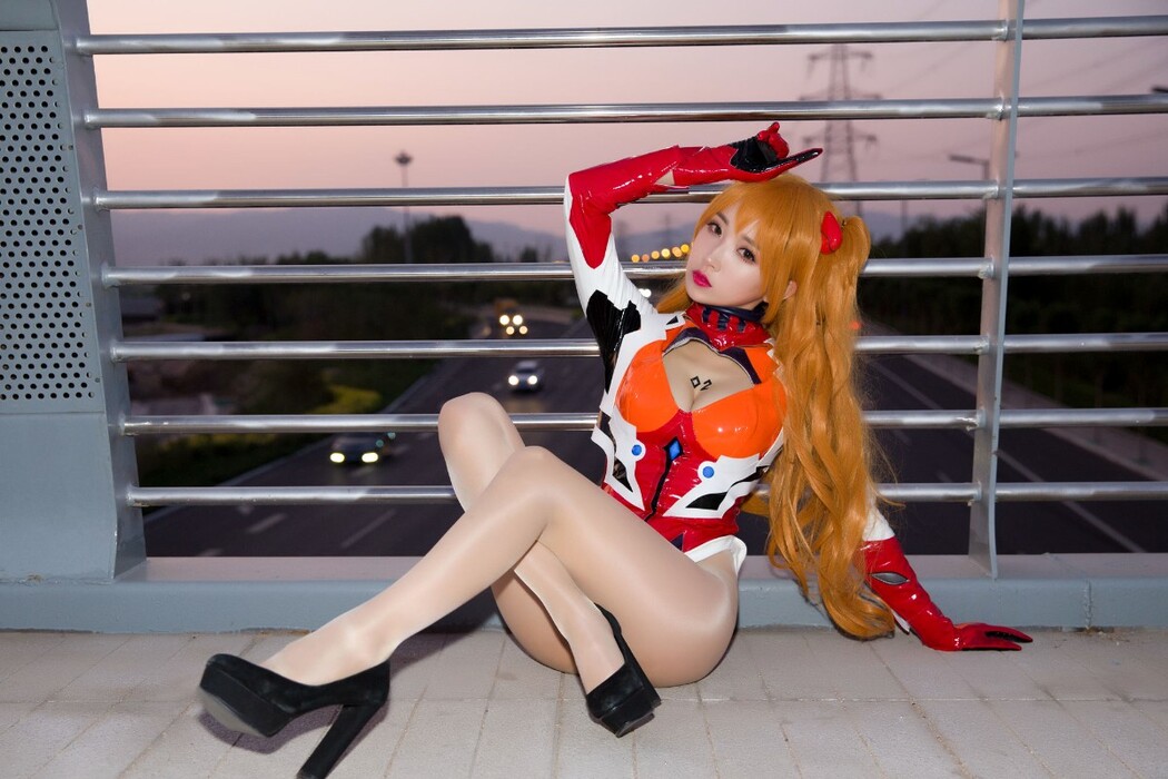 Coser@小巫女露娜 Vol.006 明日香油亮款
